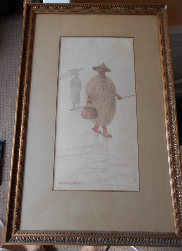 Japanse aquarel Tadashi Nakayama (Bke-30), Ophalen