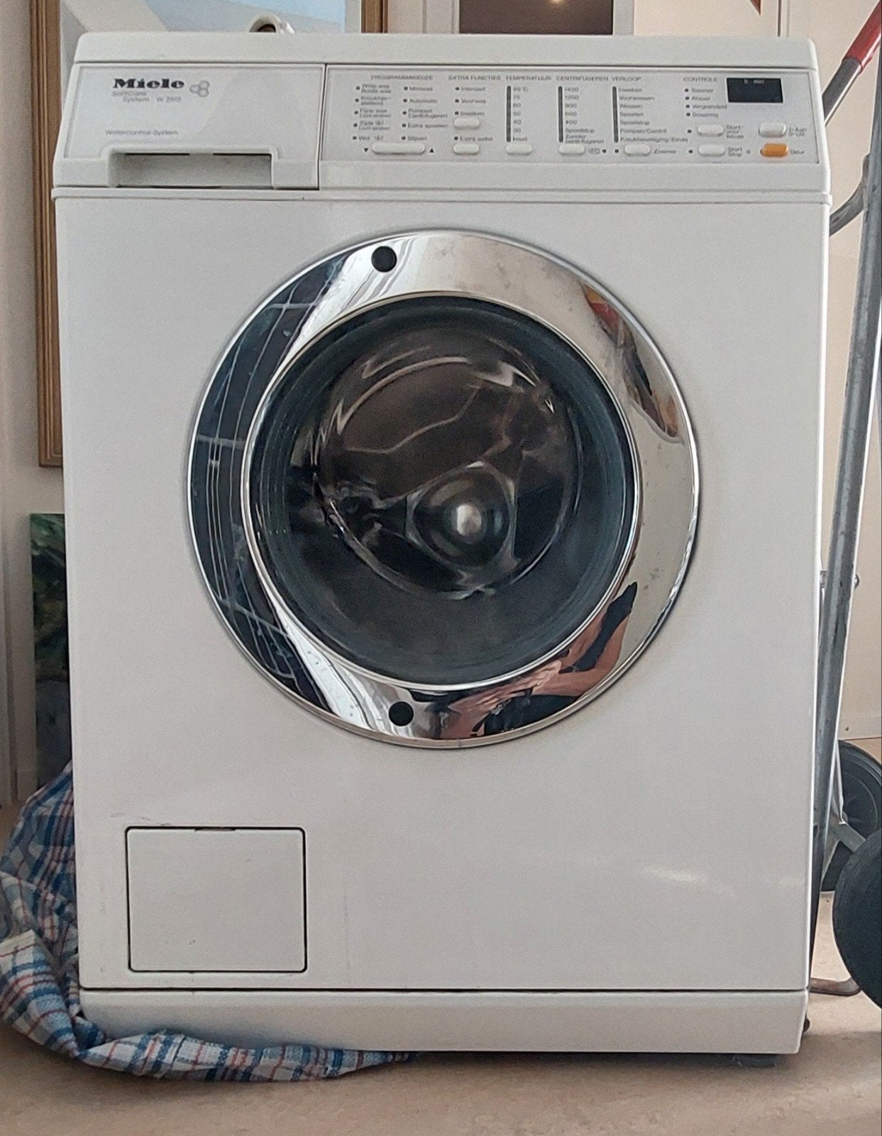 oude wasmachine, Ophalen, 1200 tot 1600 toeren, Gebruikt, 4 tot 6 kg