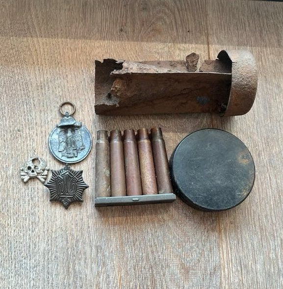 Duits lotje ww2, Ophalen of Verzenden, Duitsland, Hulzen of Bodemvondsten
