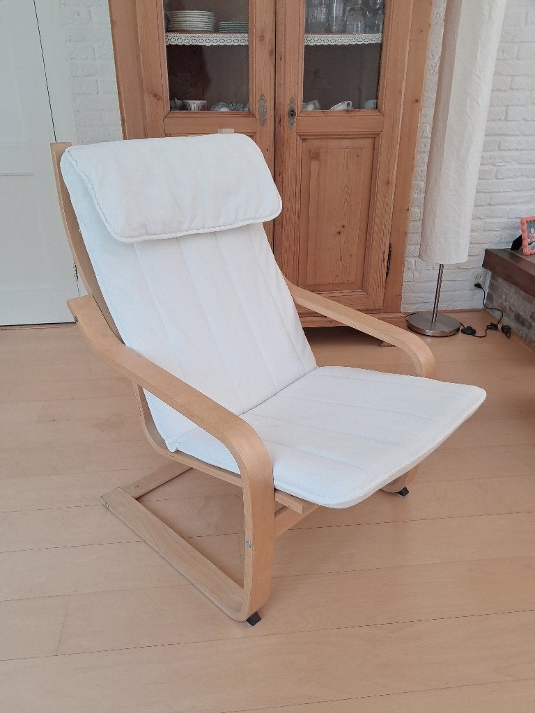 stoel IKEA, Ophalen of Verzenden, Gebruikt, Wit, Eén