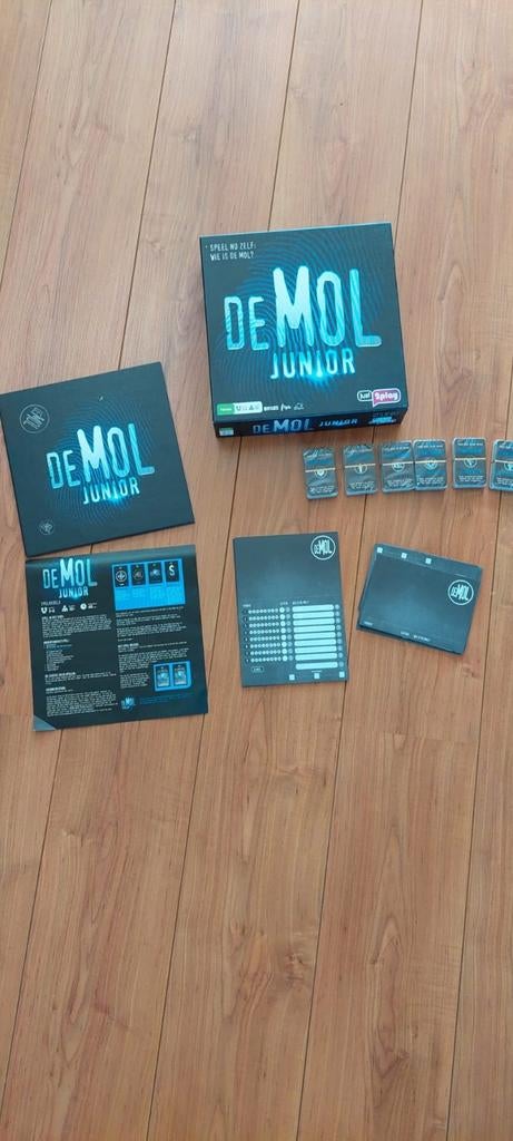 De Mol Junior Bordspel - Zo goed als nieuw, Hobby en Vrije tijd, Gezelschapsspellen | Bordspellen, Vijf spelers of meer, Ophalen of Verzenden