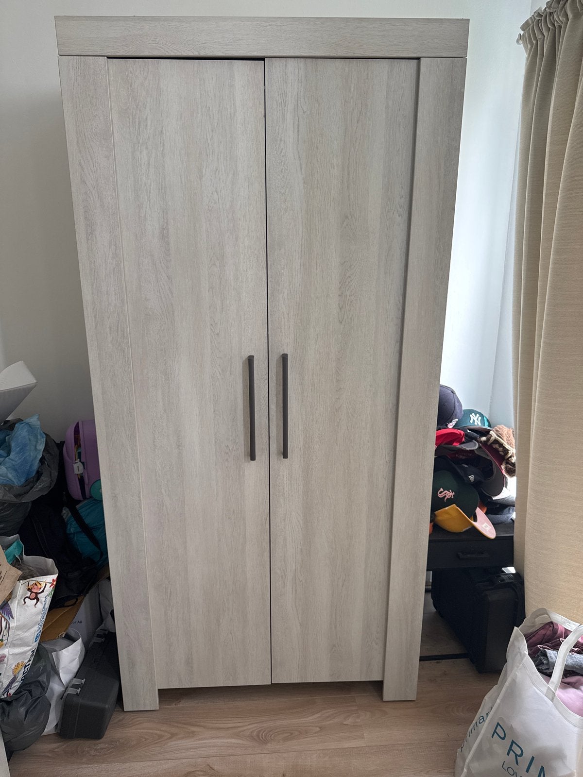 Kast met commode - Ideaal voor baby- of kinderkamer, Ophalen, Gebruikt, 50 tot 100 cm, 150 tot 200 cm