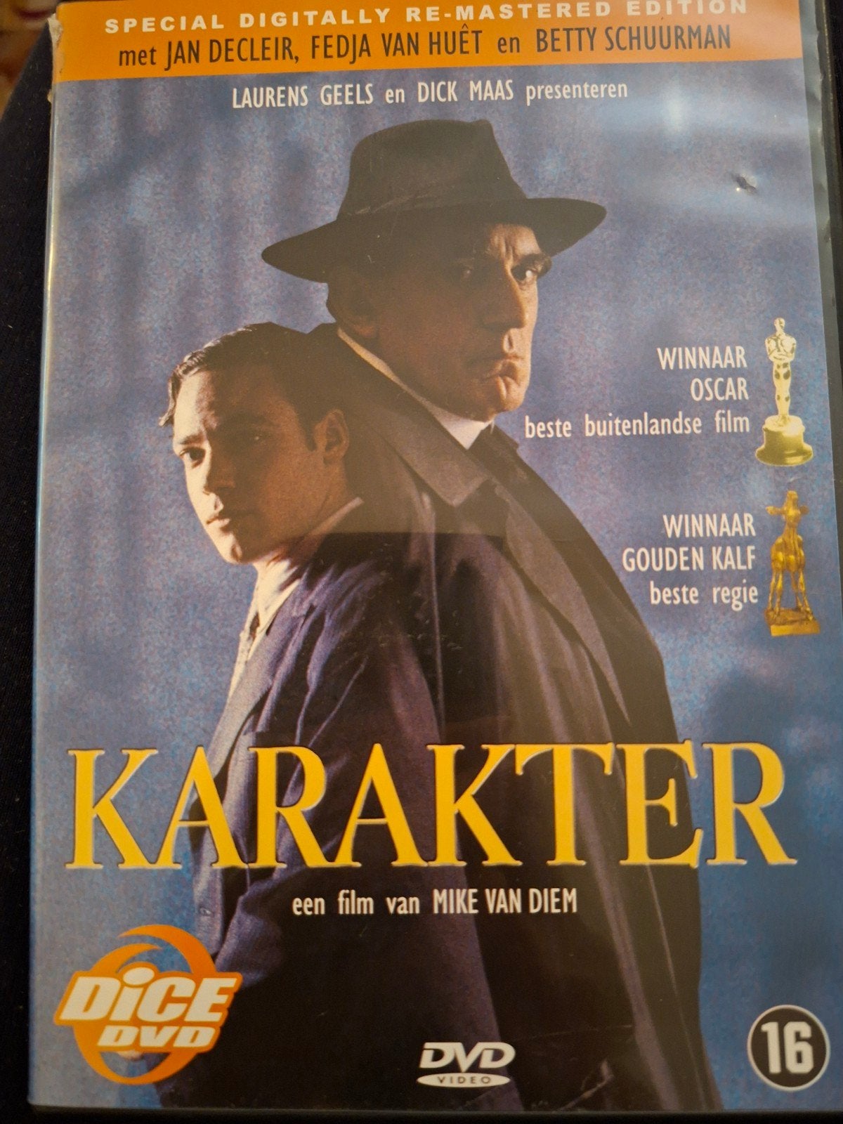 Karakter - DVD (Winnaar Oscar & Gouden Kalf), Vanaf 16 jaar, Nederlands, Zo goed als nieuw, Ophalen of Verzenden