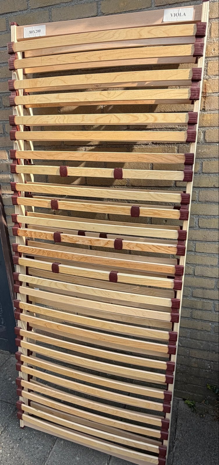 2x Lattenbodem 80x200 ergonomisch - Viola, Ophalen, Gebruikt, Eenpersoons, 80 cm