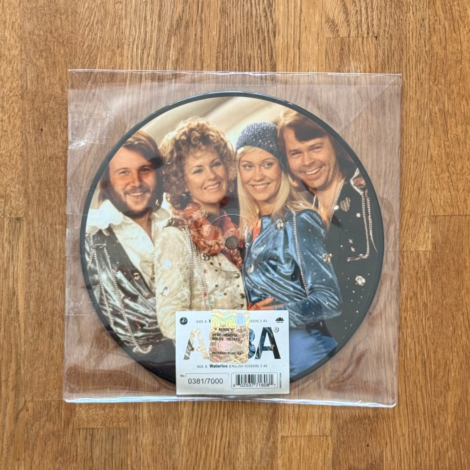 ABBA – Waterloo – limited picture disc 7” single, Limited edition, 7 inch, Ophalen of Verzenden, Zo goed als nieuw