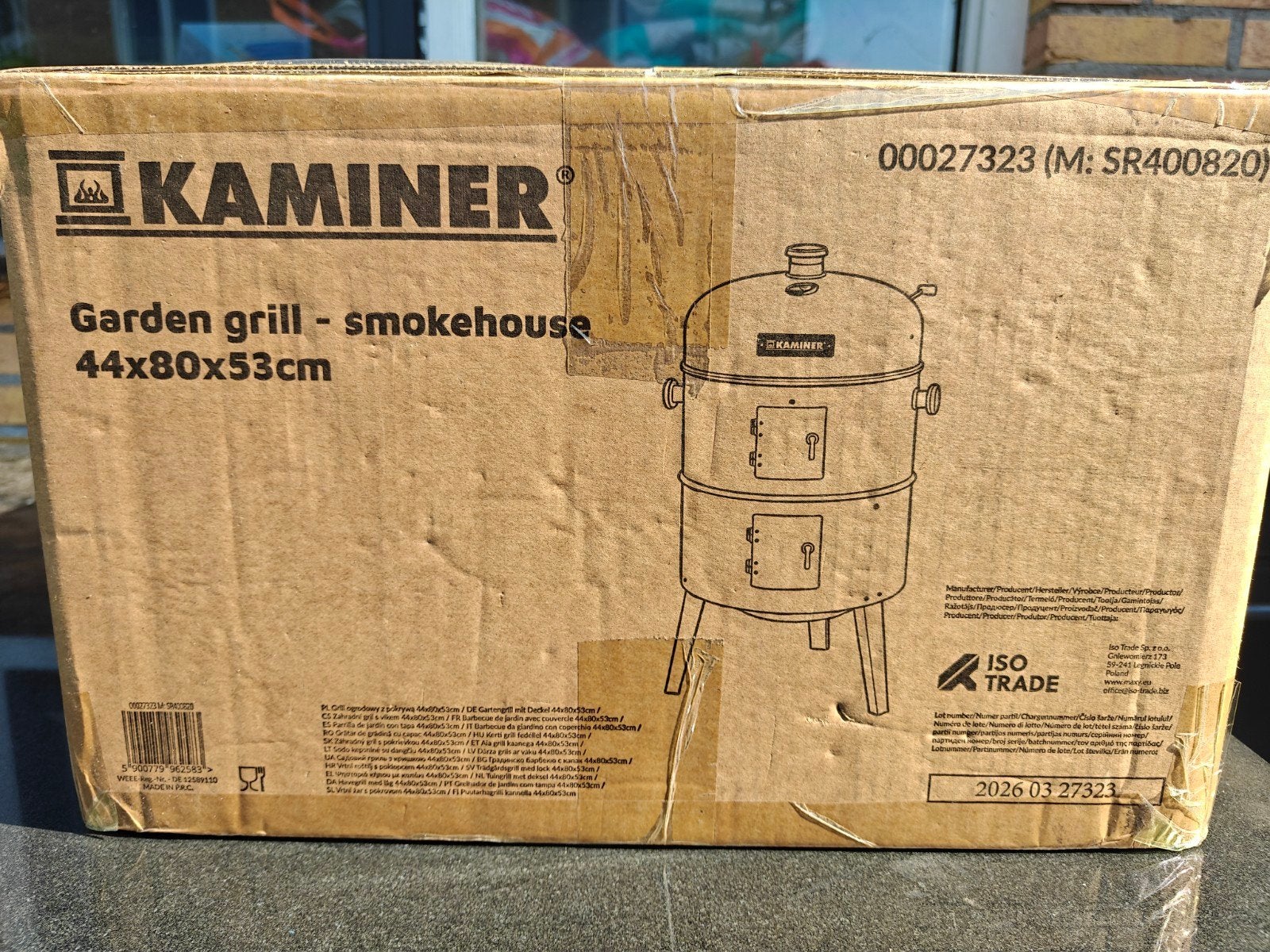Kaminer bbq rookton - Nieuw in doos, Ophalen, Nieuw, Kaminer, Met accessoires