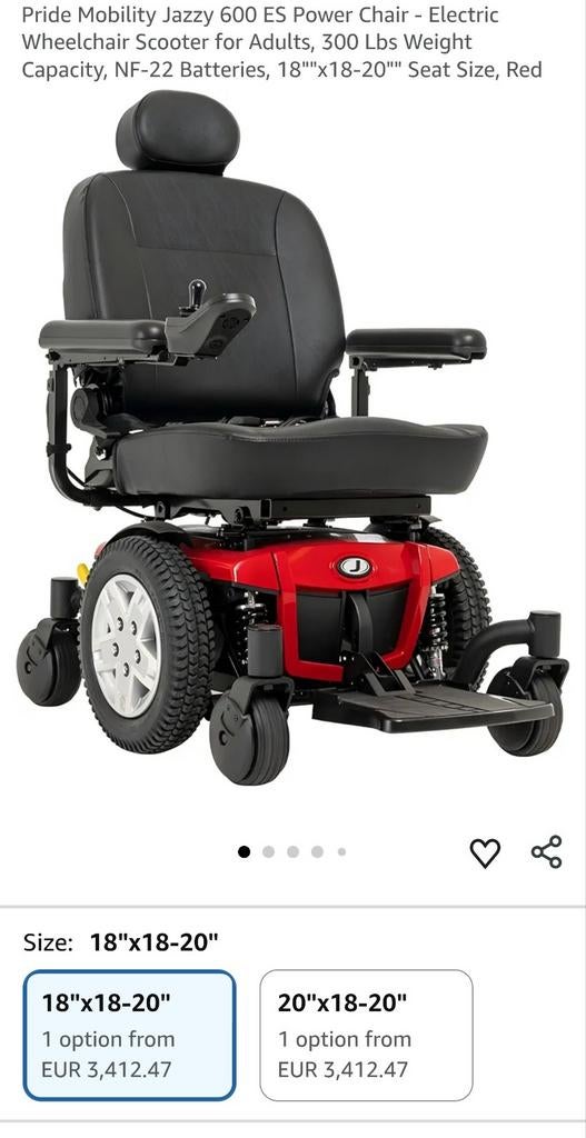Te koop elektrische rolstoel, Ophalen