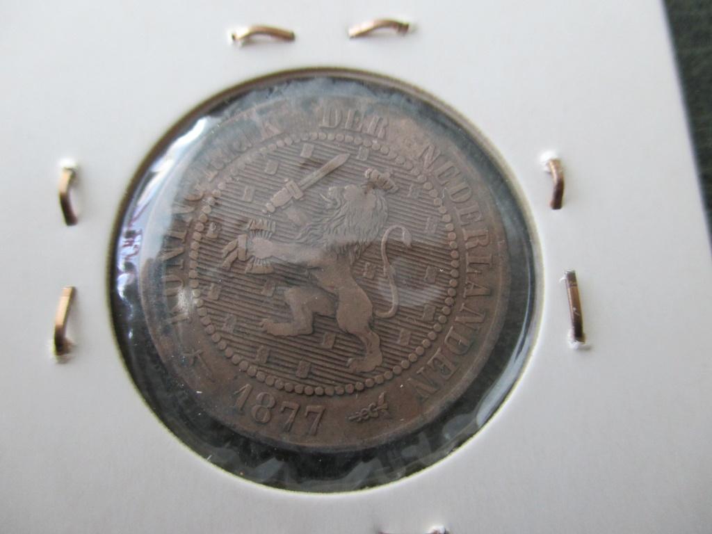 2 1/2 cent 1877, Ophalen of Verzenden, Koning Willem III, Overige waardes, Losse munt