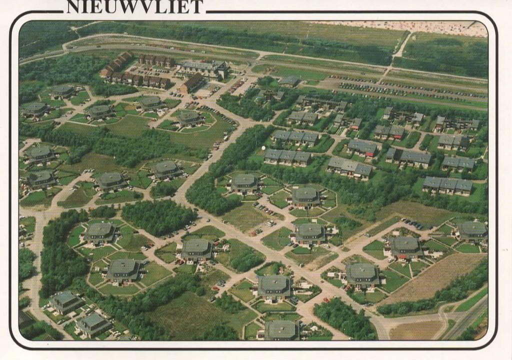 Ansichtkaart Nieuwvliet, Luchtfoto, Ophalen of Verzenden, 1980 tot heden, Ongelopen, Zeeland