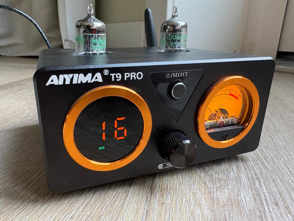 AIYIMA T9 PRO Buizenversterker met Bluetooth en DAC, Overige merken, Ophalen of Verzenden, Zo goed als nieuw, 60 tot 120 watt