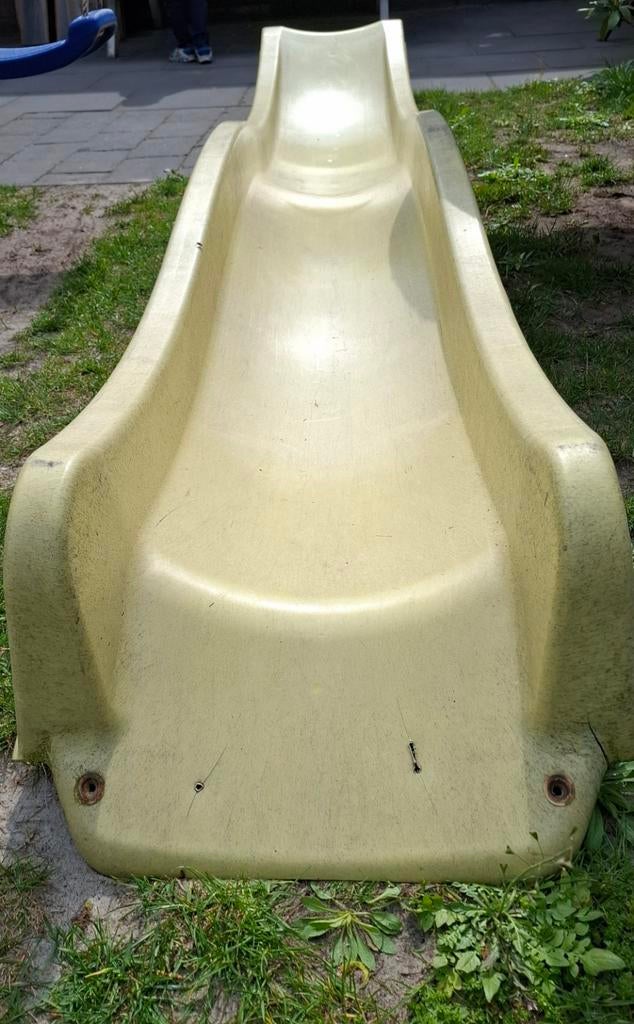Glijbaan geel - Platformhoogte 150cm, Ophalen of Verzenden, Gebruikt, Glijbaan