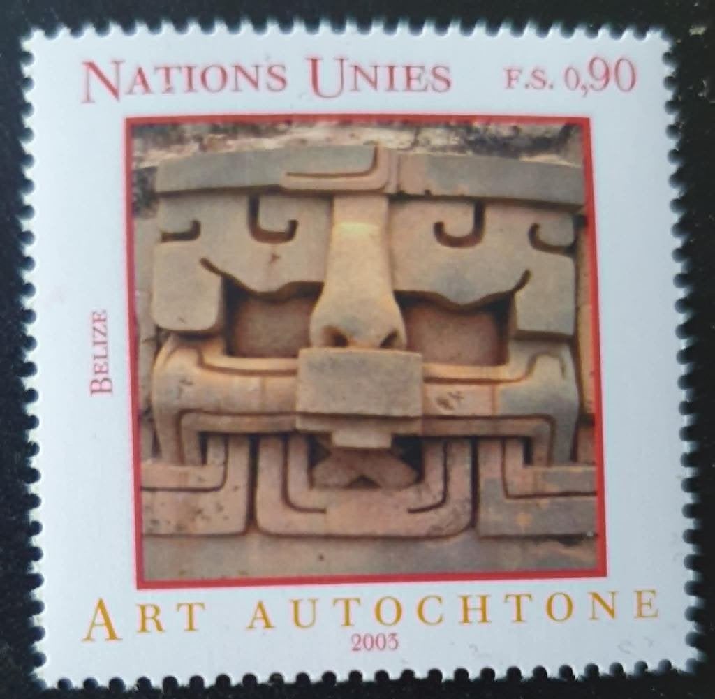 148-26 Ver. Naties 2003 / Art Autochtone - Belize PF, Verzenden, Overige landen, Postfris