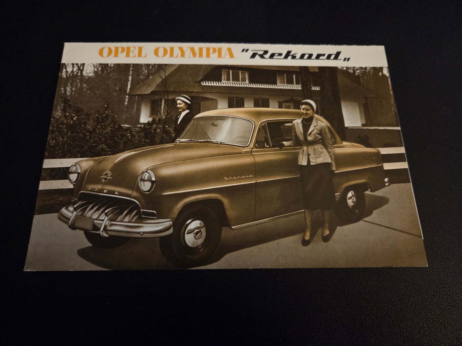 Brochure Opel Olympia Rekord 1954, Ophalen of Verzenden, Zo goed als nieuw, Opel