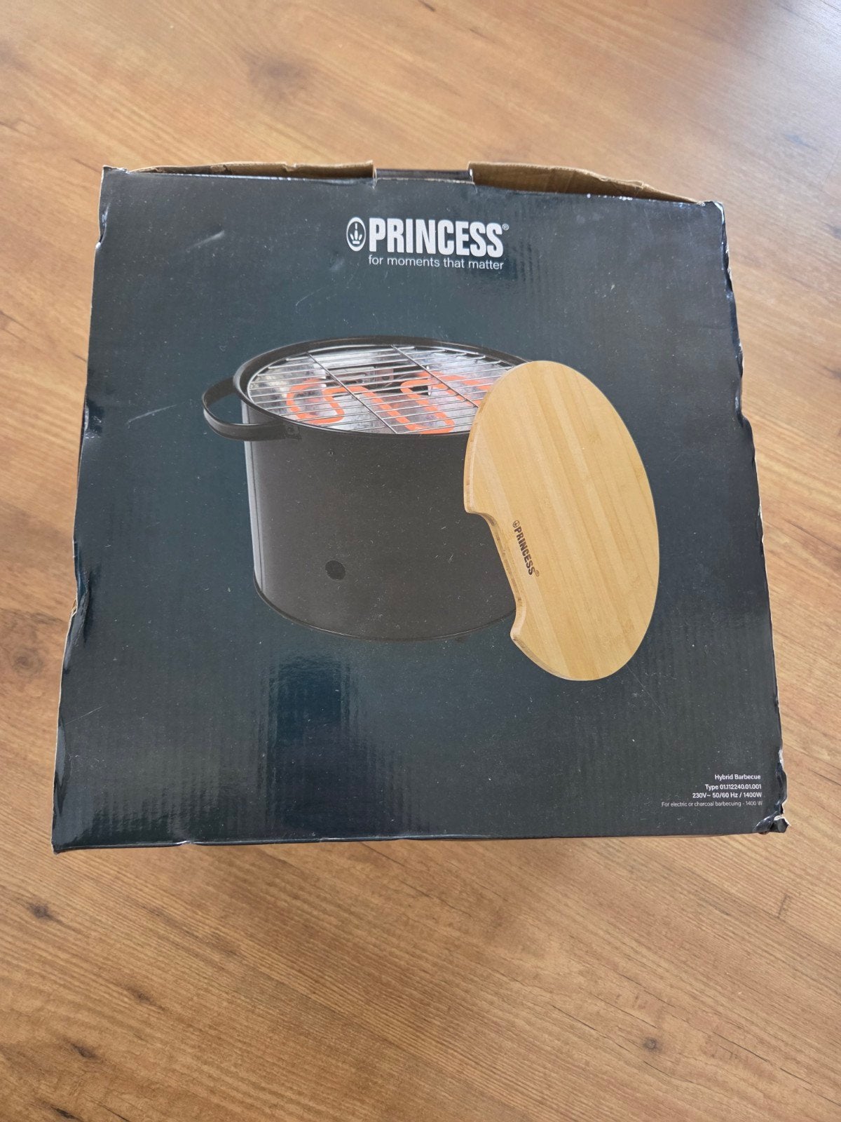 Princess Hybride Barbecue 32cm 1400W - Nieuw in doos, Ophalen of Verzenden, Nieuw, Princess