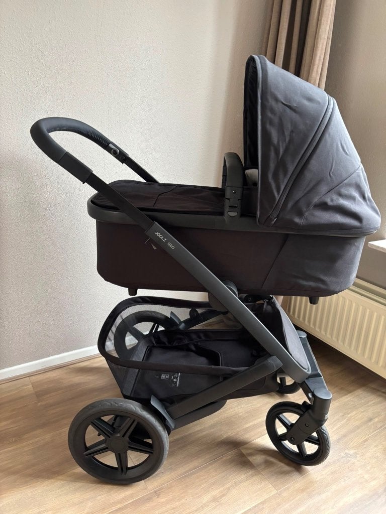 Joolz Geo3 space black met voetenzak en adapters, Kinderen en Baby's, Kinderwagens en Combinaties, Zo goed als nieuw, Kinderwagen