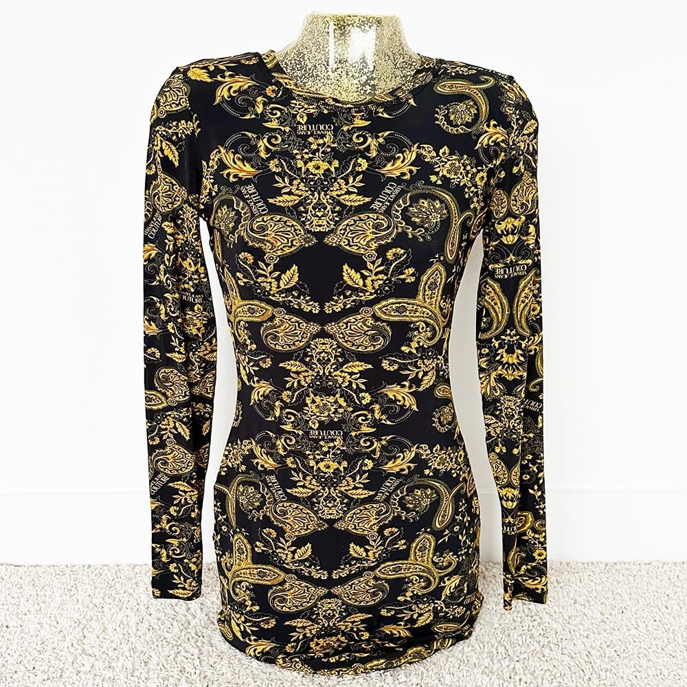 Prachtige Versace Midi Jurk - 97 (Size IT44/NL38) € 145,-, Kleding | Dames, Maat 38/40 (M), Overige kleuren, Ophalen of Verzenden