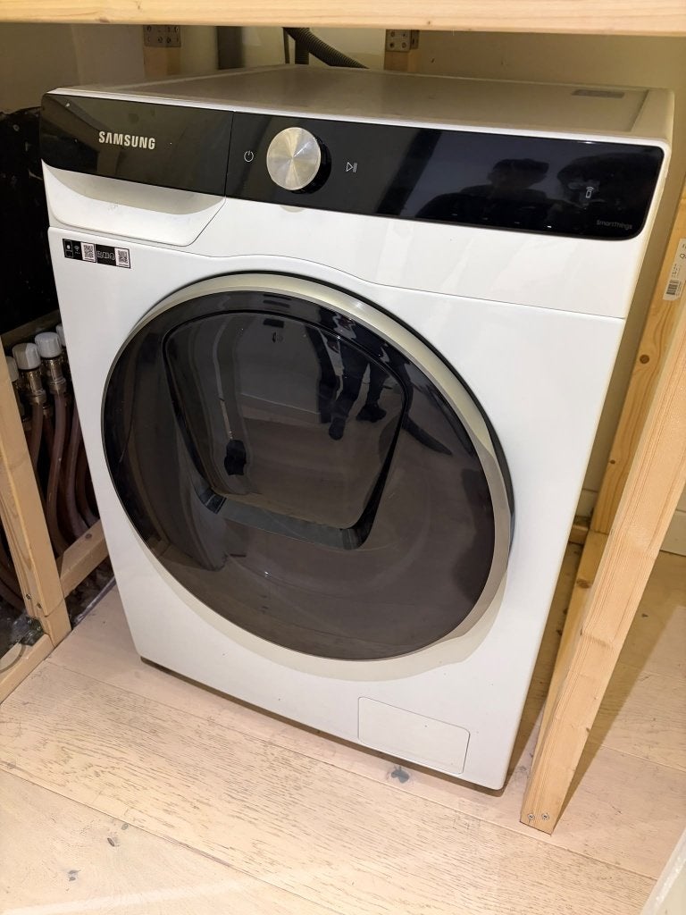 Wasmachine (Samsung) te koop, Witgoed en Apparatuur, Ophalen, 1200 tot 1600 toeren, 8 tot 10 kg, Zo goed als nieuw