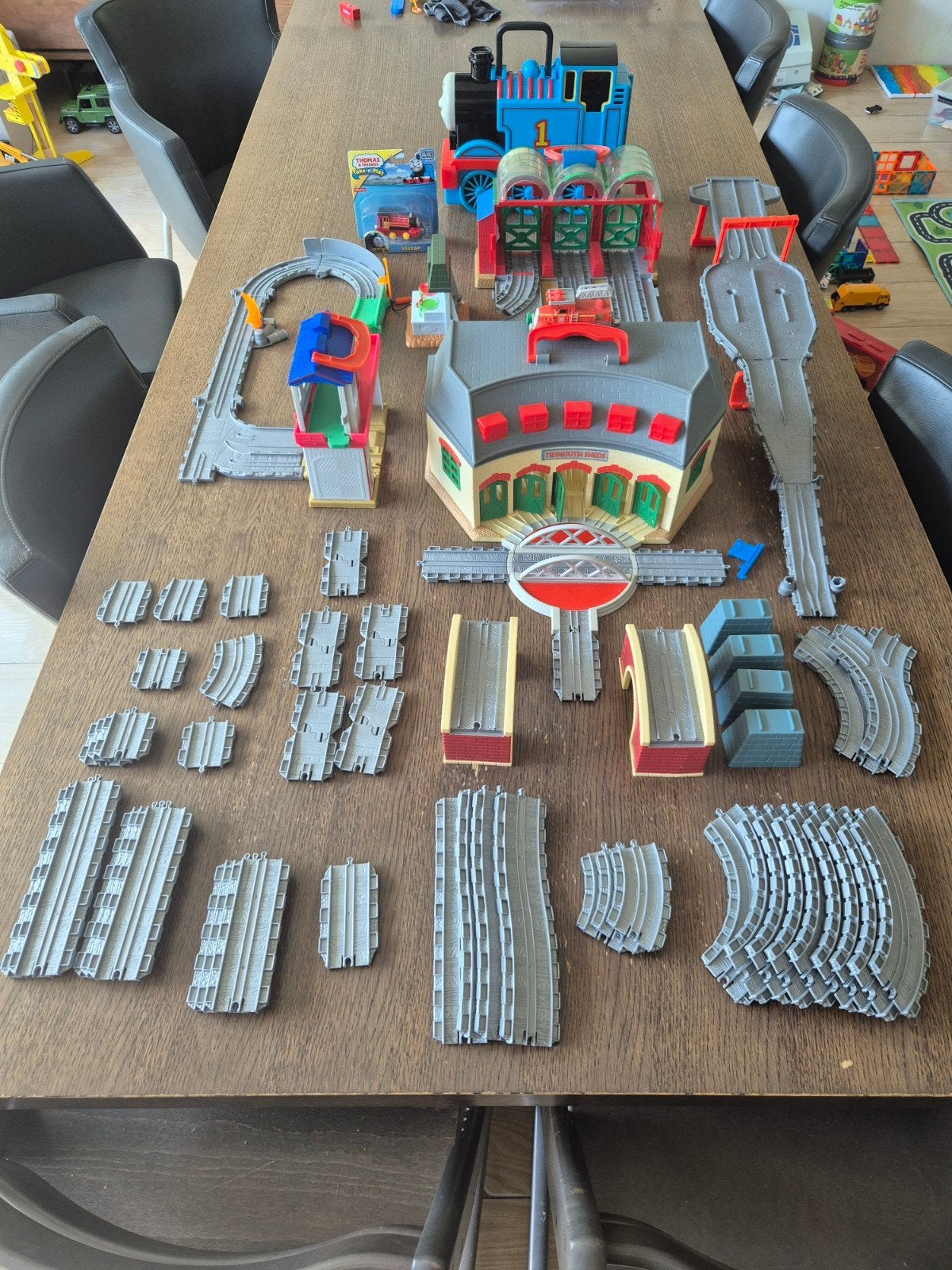 Thomas de Trein Take-n-Play Mega Set met Draagkoffer, Ophalen of Verzenden, Gebruikt