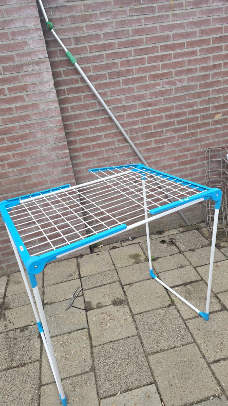 Droogrek blauw, Tuin en Terras, Ophalen, Gebruikt, Wasrek