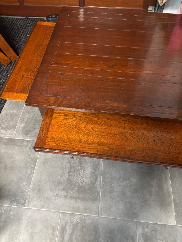 Kersen houten salontafel, Ophalen, Gebruikt, 50 tot 100 cm, 50 tot 100 cm