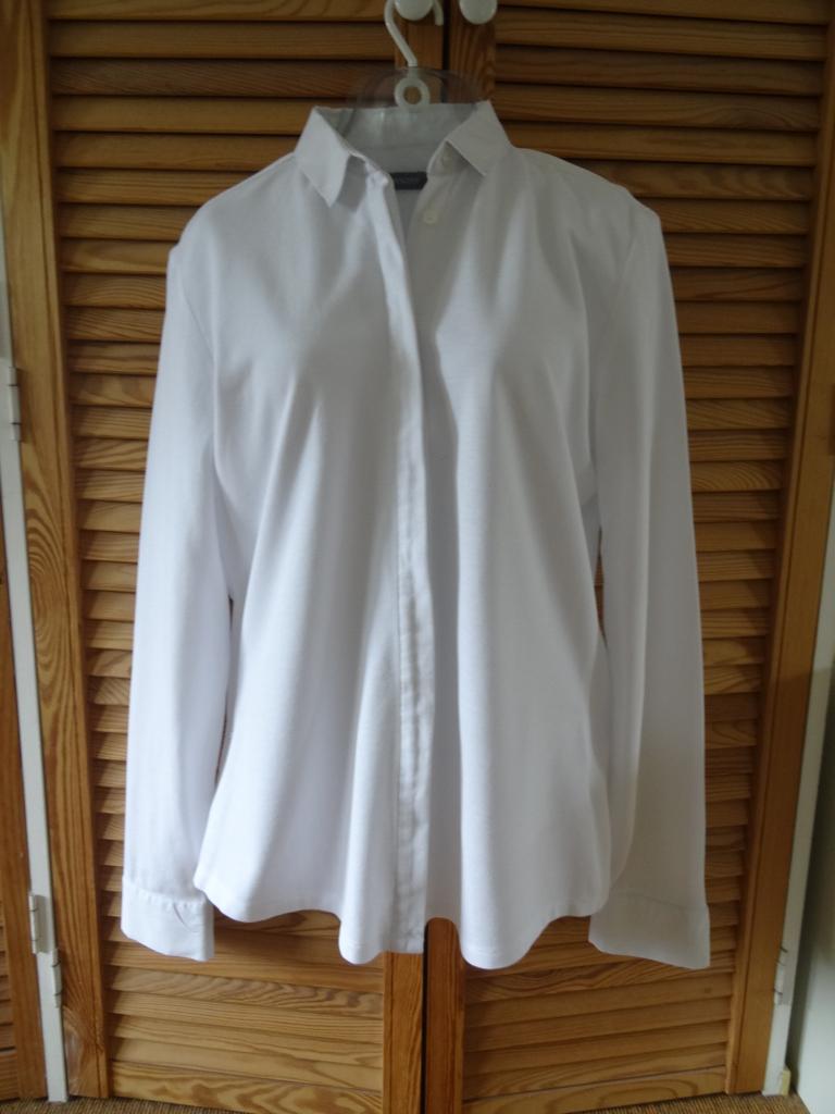 Purdey polo/top mt 40 - 100 % katoen, Maat 38/40 (M), Verzenden, Wit, Zo goed als nieuw
