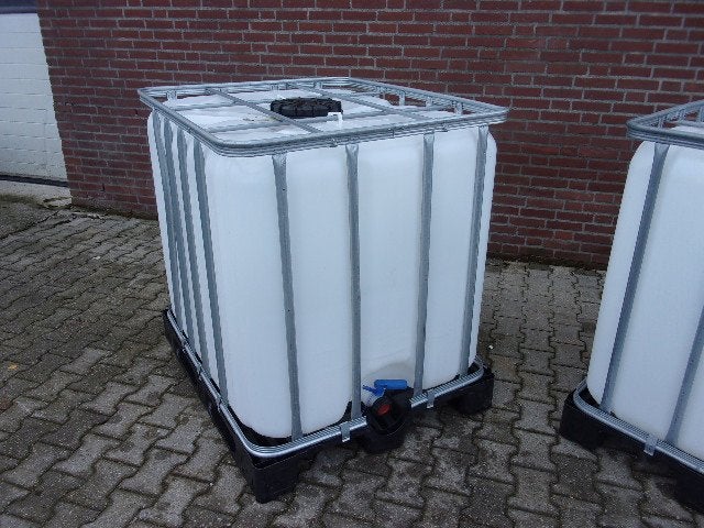 Ibc watertank vloeistoftank 1000 liter. Meerdere op voorraad, 150 liter of meer, Ophalen, Gebruikt, Kunststof