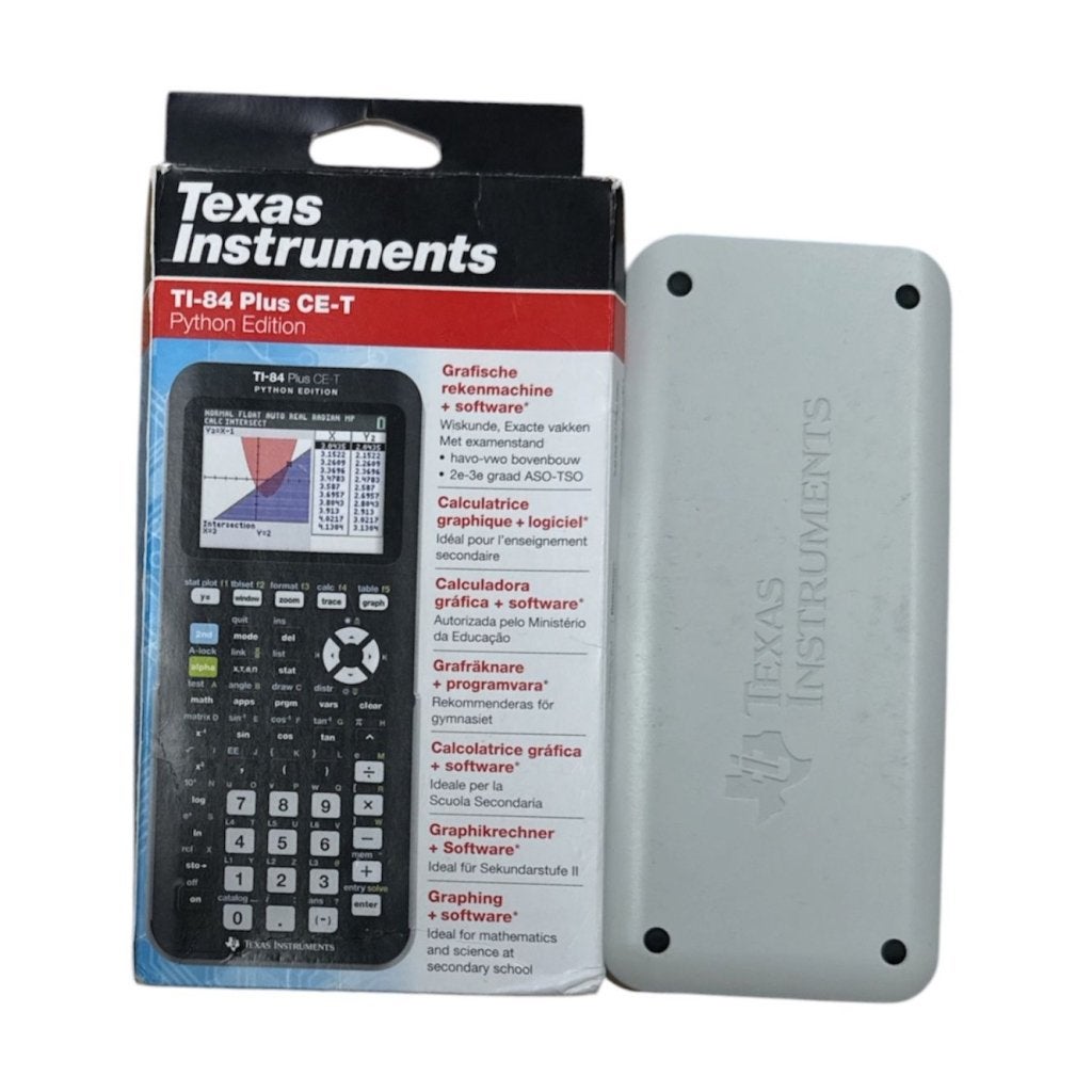 Texas Instruments TI-84 Plus CE-T Python Edition | Gebruikt, Texas Instruments, Zo goed als nieuw, Support@texasinstruments.com