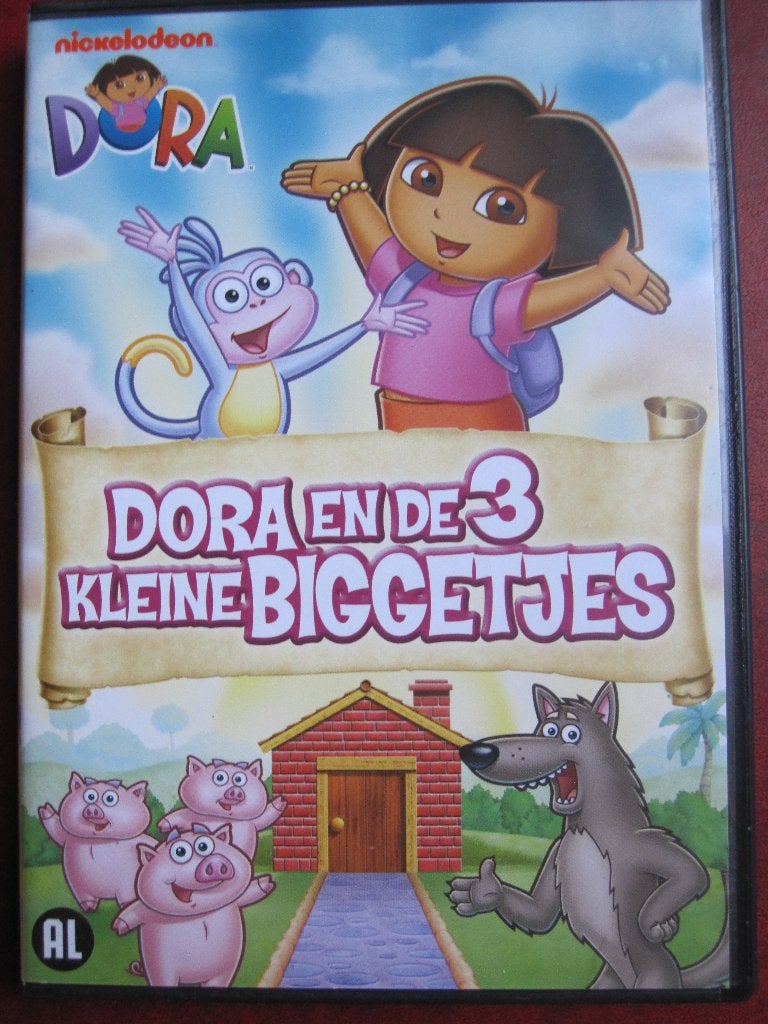 Dora en de 3 kleine biggetjes, Serie, Ophalen of Verzenden, Zo goed als nieuw, Alle leeftijden