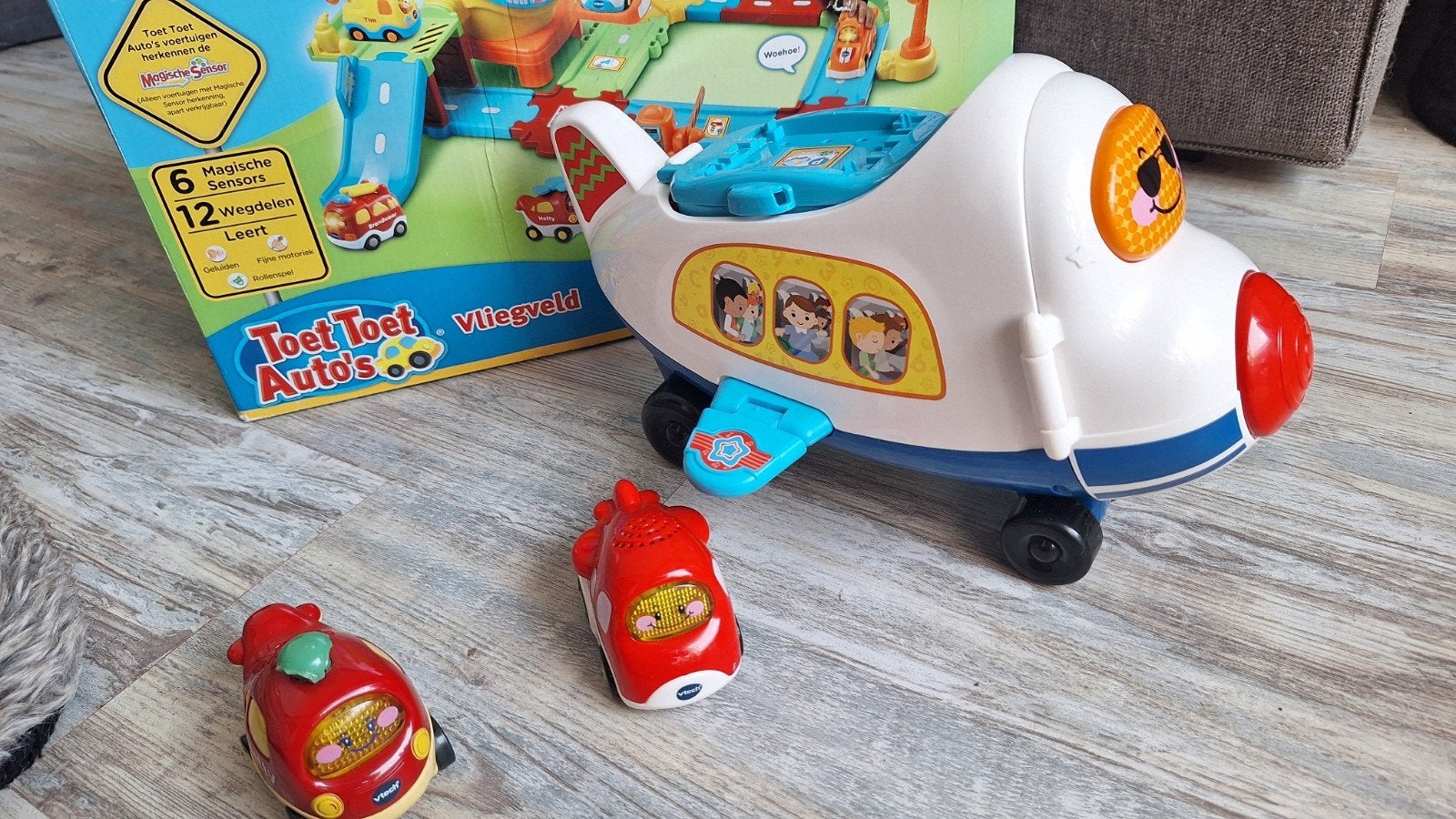 VTech Toet Toet Auto's Vliegveld extra voertuigen speelgoed, Ophalen, Zo goed als nieuw, 6 maanden tot 2 jaar
