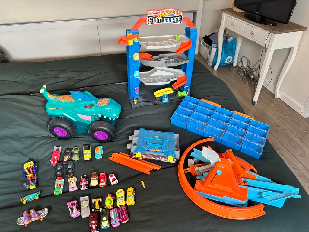 Groot pakket Hot wheels, Kinderen en Baby's, Speelgoed | Speelgoedvoertuigen, Ophalen, Gebruikt