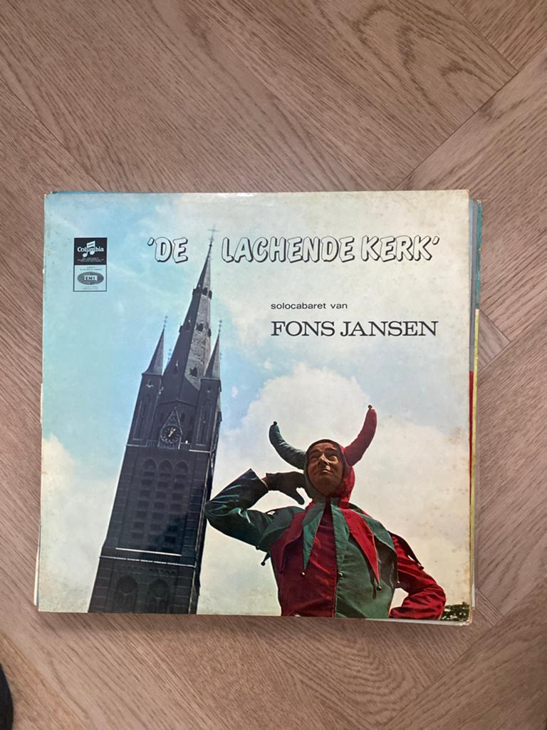 Fons Jansen - De Lachende Kerk (LP), Cd's en Dvd's, Ophalen of Verzenden, 1960 - 1969, Gebruikt, 12 inch