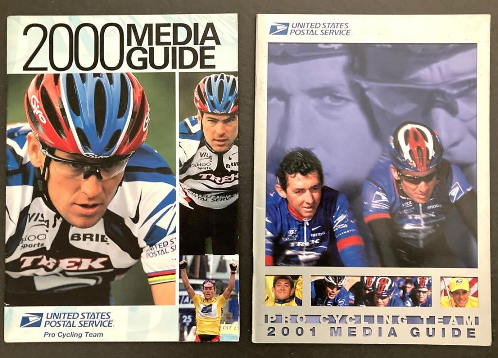 Wielrennen Ploegenpresentatie US POSTAL 2000-2001 (3 stuks), Ophalen of Verzenden, Zo goed als nieuw, Overige typen