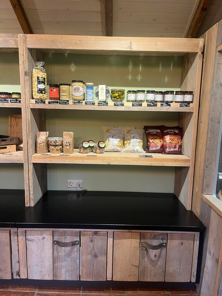 Winkel wandsisplay, Ophalen