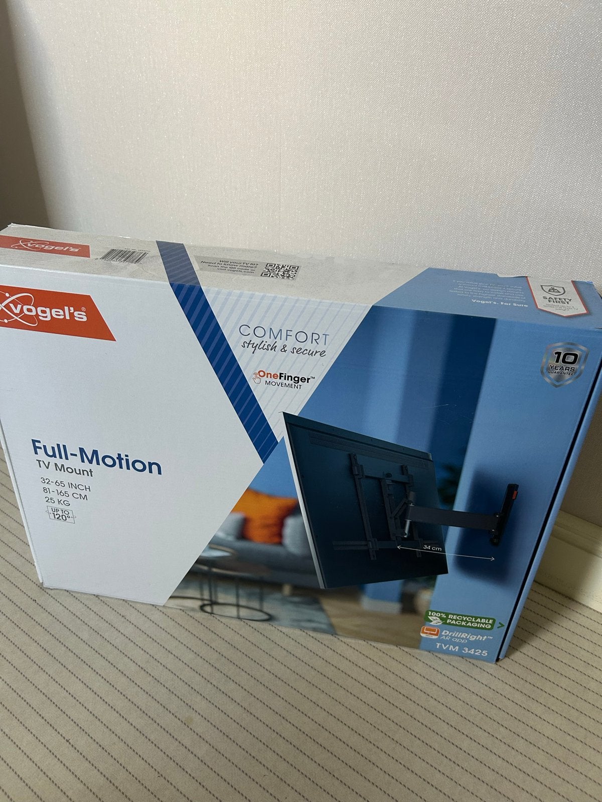 Vogel's Full-Motion TV Beugel (32-65 inch), Ophalen, Nieuw