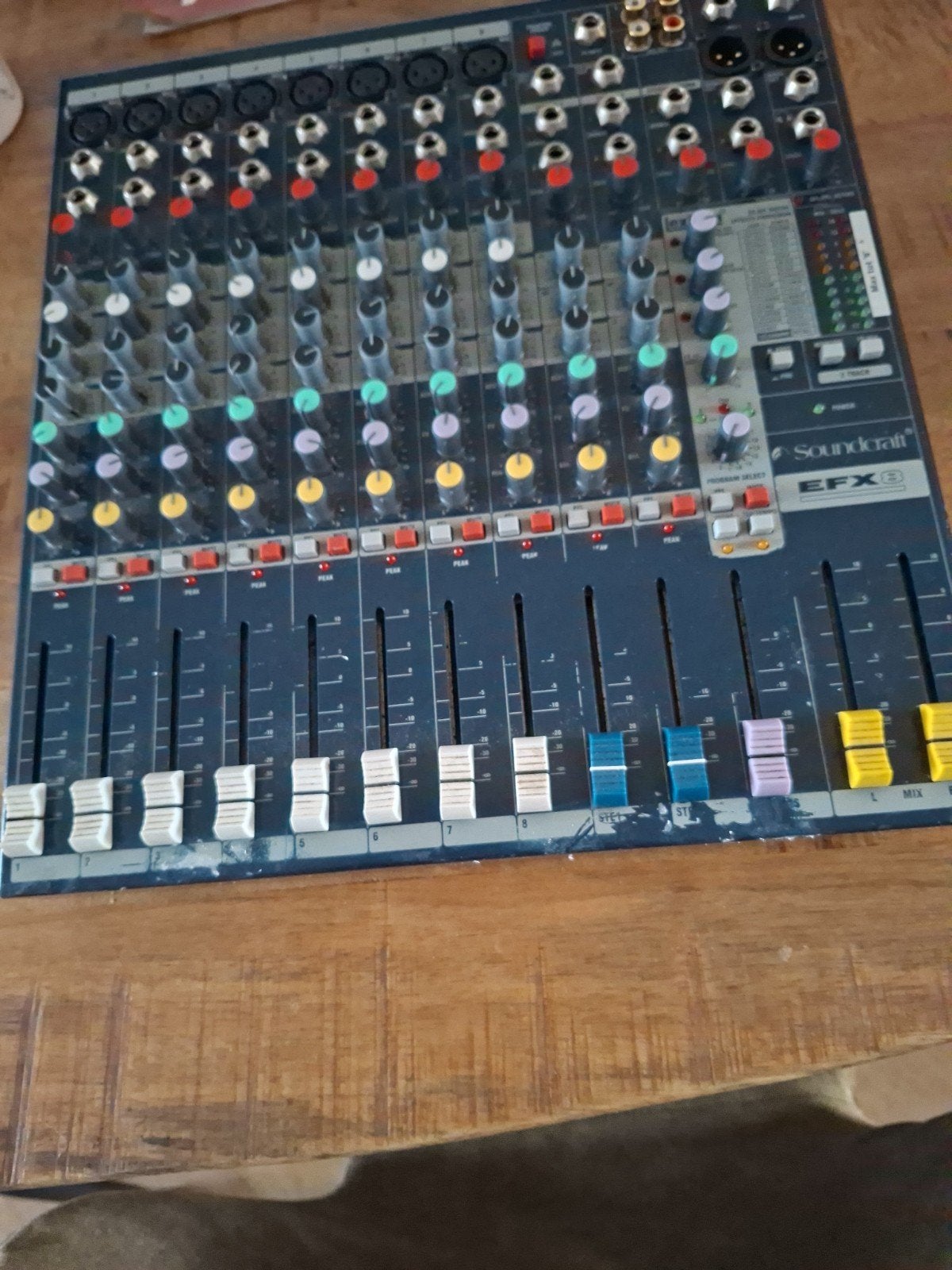 Soundcraft EFX8 Mengpaneel - Zo goed als nieuw, Ophalen of Verzenden, Zo goed als nieuw, 5 tot 10 kanalen, Microfooningang