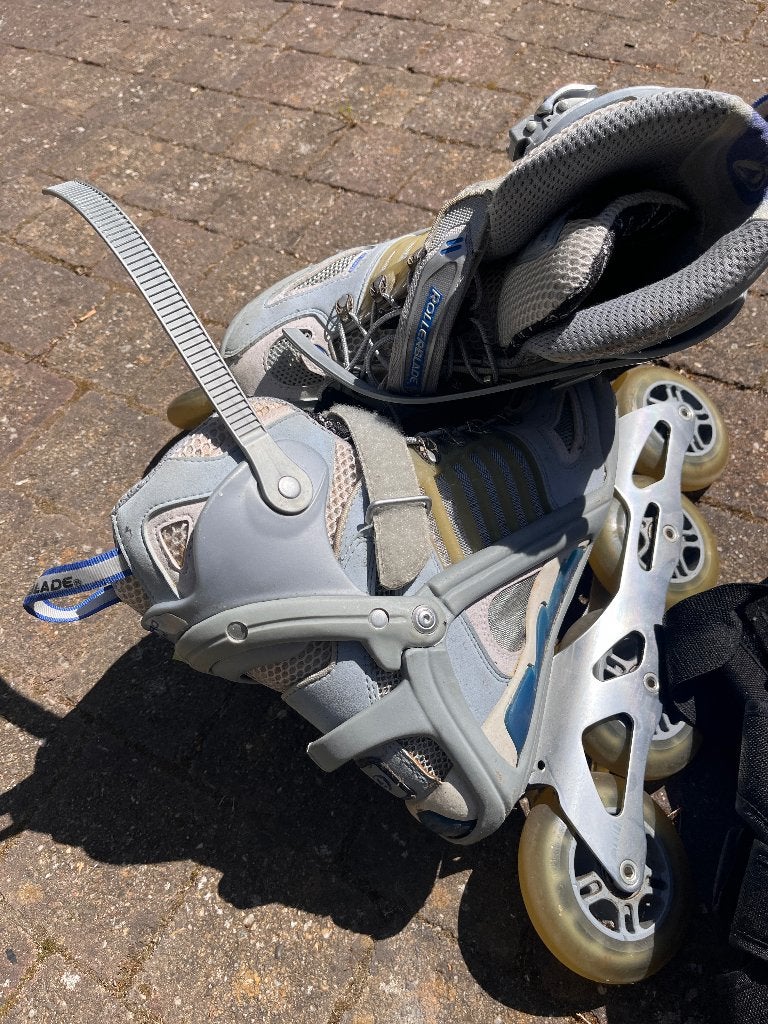 Rollerblade inline skates met bescherming - Maat 40, Gebruikt, Dames, Inline skates 4 wielen, Ophalen