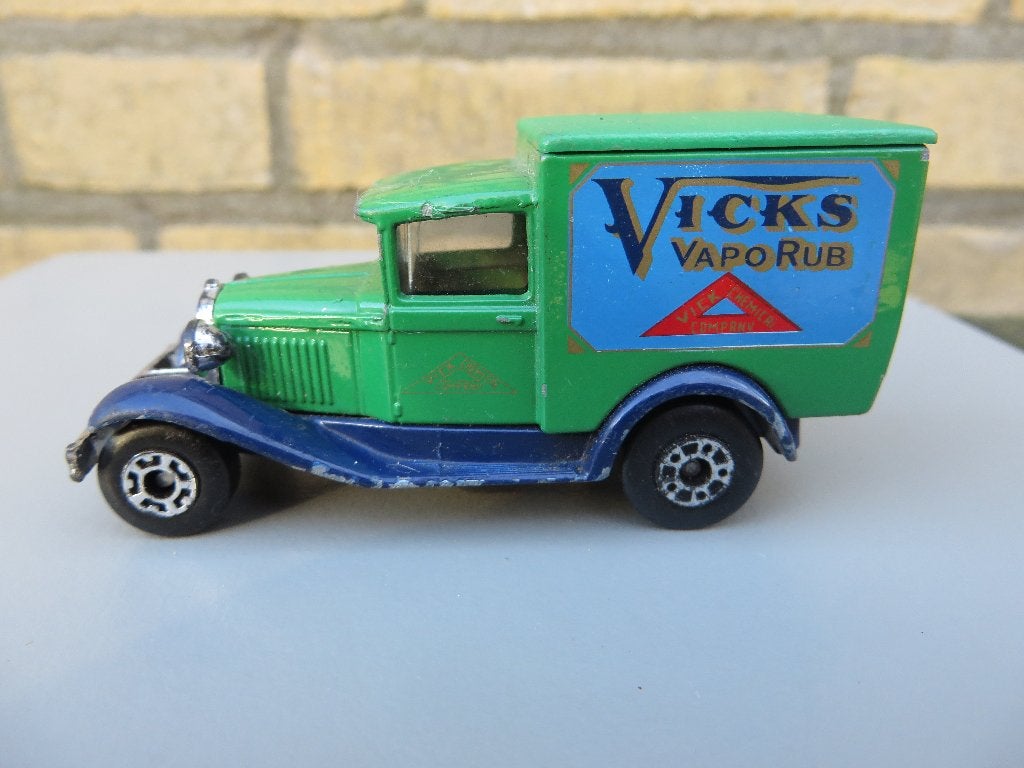 Matchbox Model A Ford Vicks Vapo Rub, Ophalen of Verzenden, Gebruikt, Auto