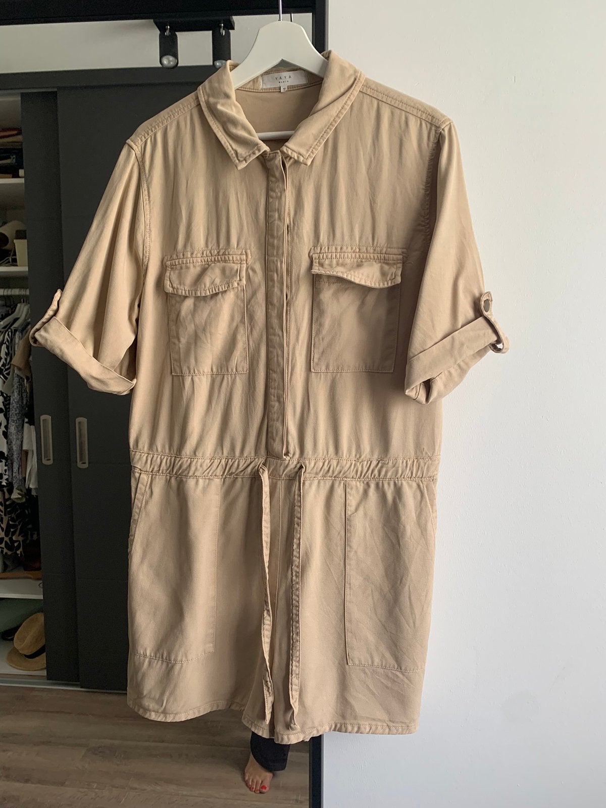 Yaya playsuit maat 42, Beige, Maat 42/44 (L), Ophalen of Verzenden, Zo goed als nieuw