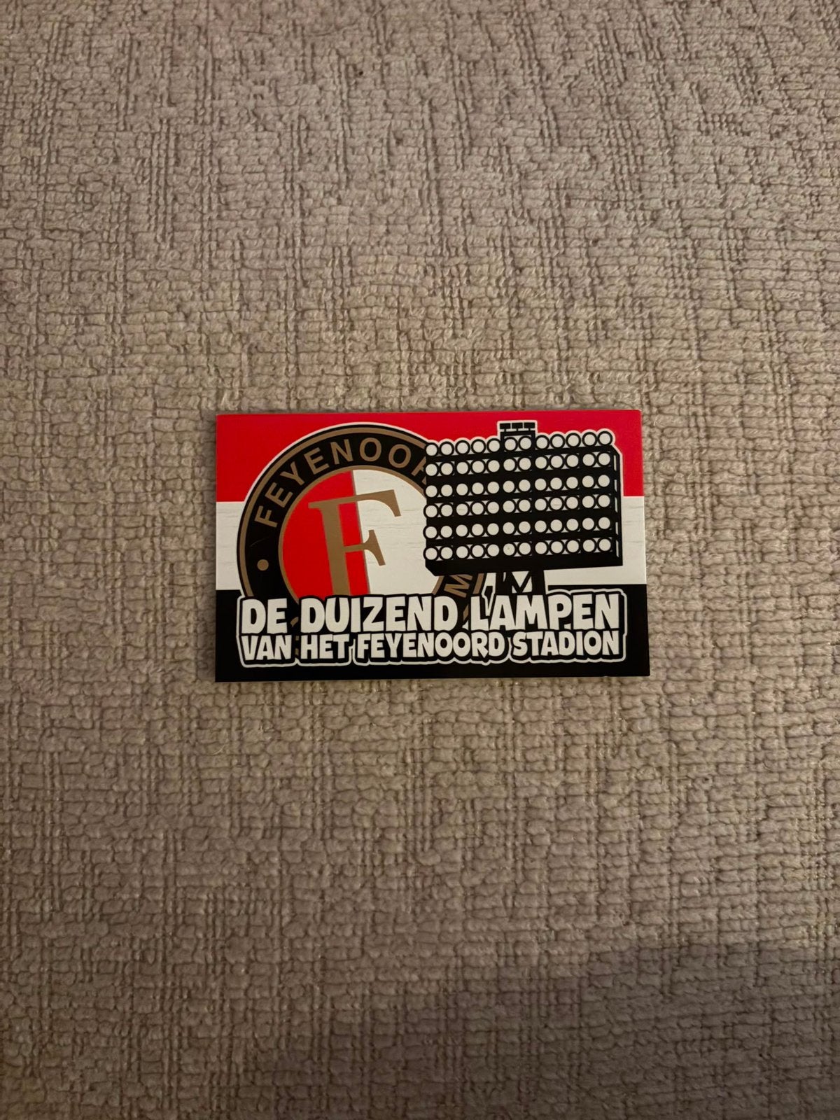 Feyenoord sticker, Ophalen of Verzenden, Zo goed als nieuw, Sport