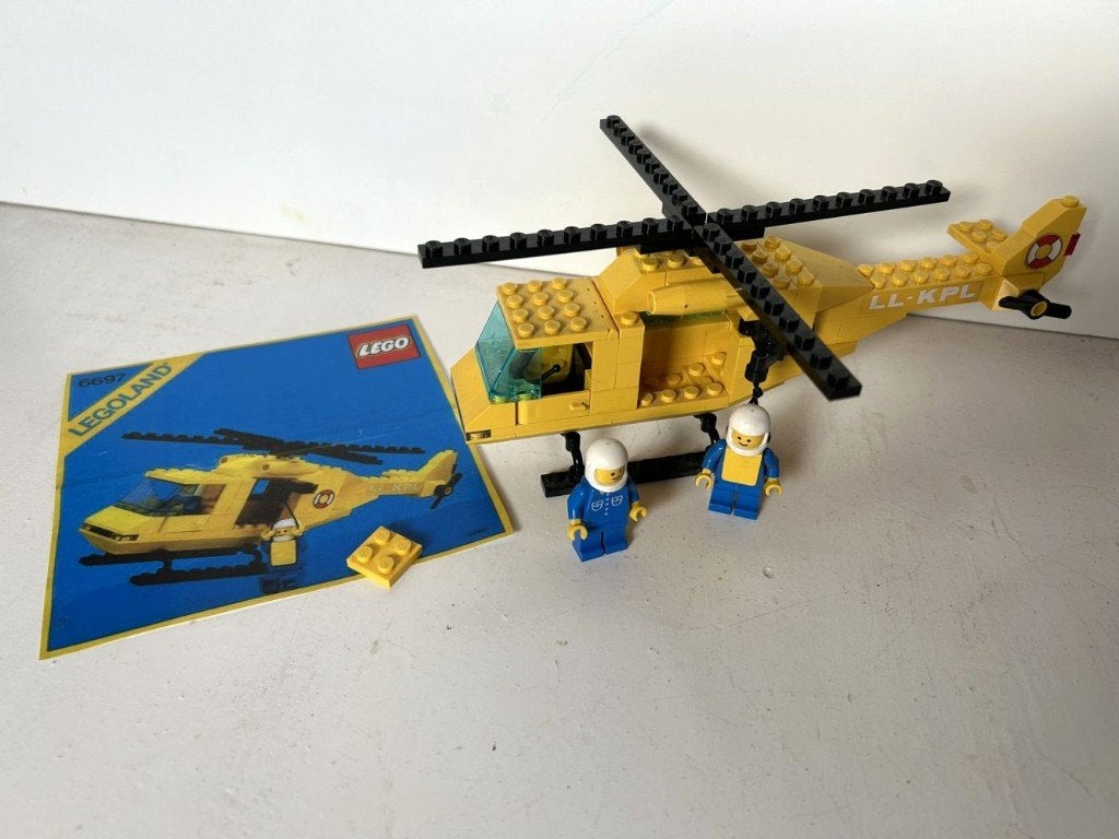 Lego Legoland - Rescue-I Helicopter - 6697, Gebruikt, Lego, Ophalen of Verzenden, LEGOLAND