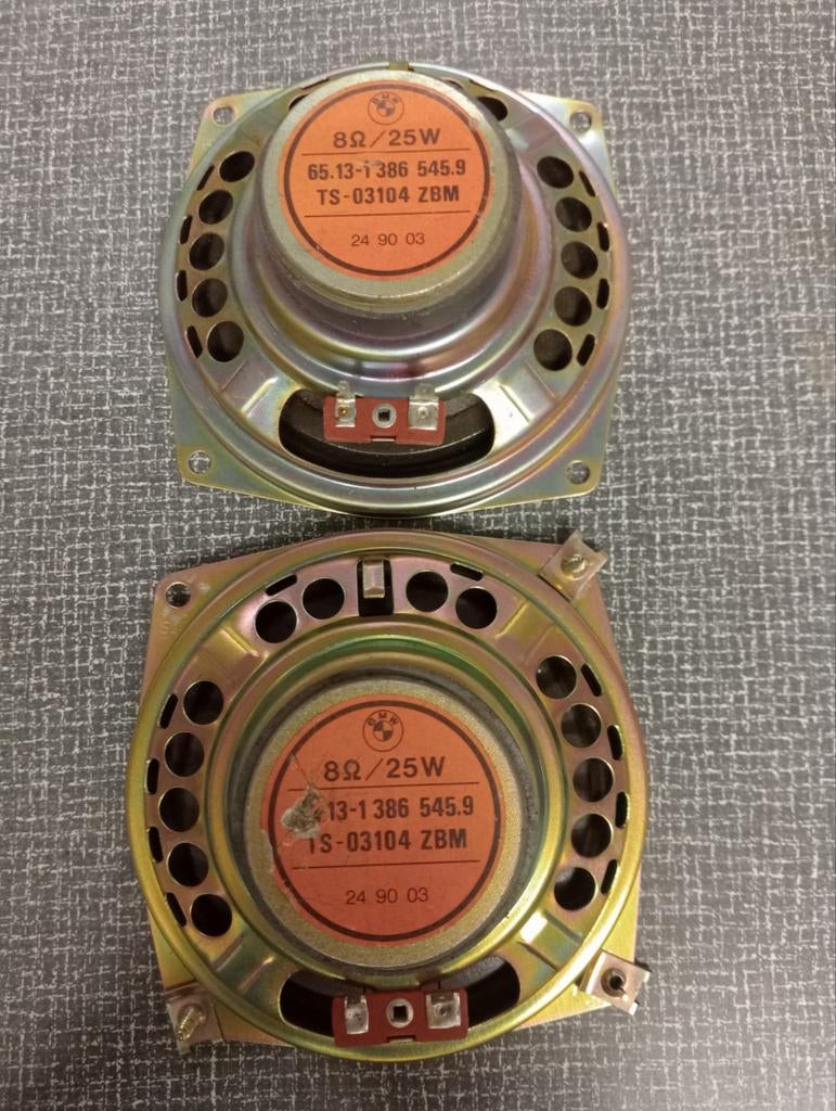 Set BMW 25W inbouw speakers youngtimer, Auto diversen, Autospeakers, Gebruikt, Bmw, Ophalen of Verzenden, Nb
