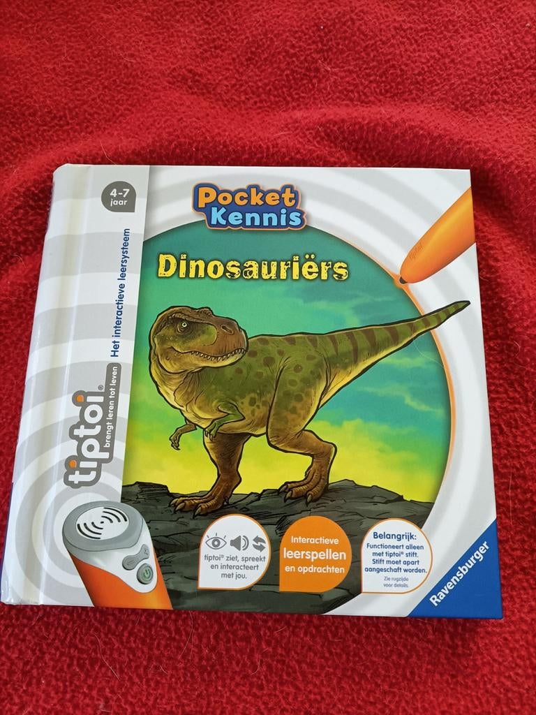 Tiptoi Dinosaurus boek tip toi, Ophalen of Verzenden, Zo goed als nieuw