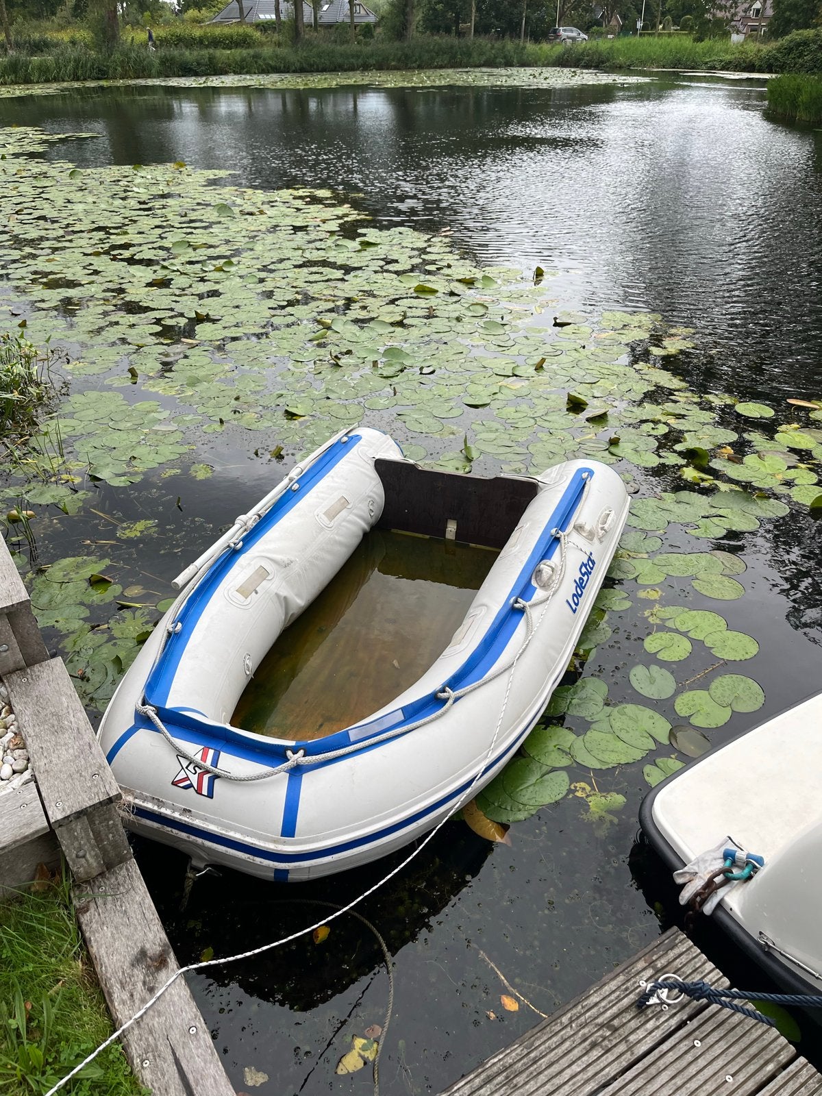 Lodestar rubberboot met 2 lekken, Ophalen of Verzenden, Gebruikt