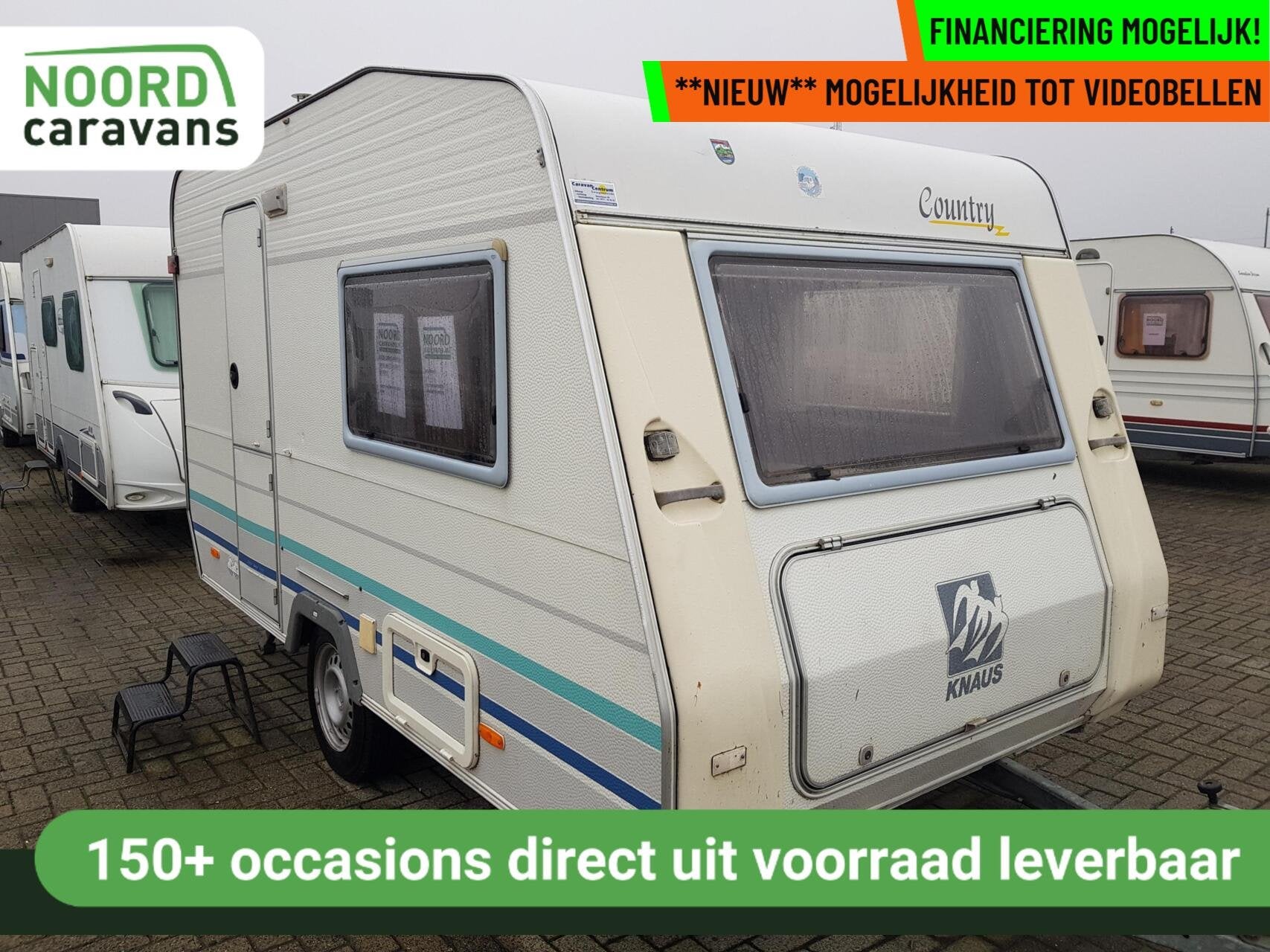 Knaus COUNTRY 350 VOORTENT + TREINZIT + LICHTGEWICHT, Caravans en Kamperen, Bedrijf, Tot en met 3, Knaus, 5 tot 6 meter