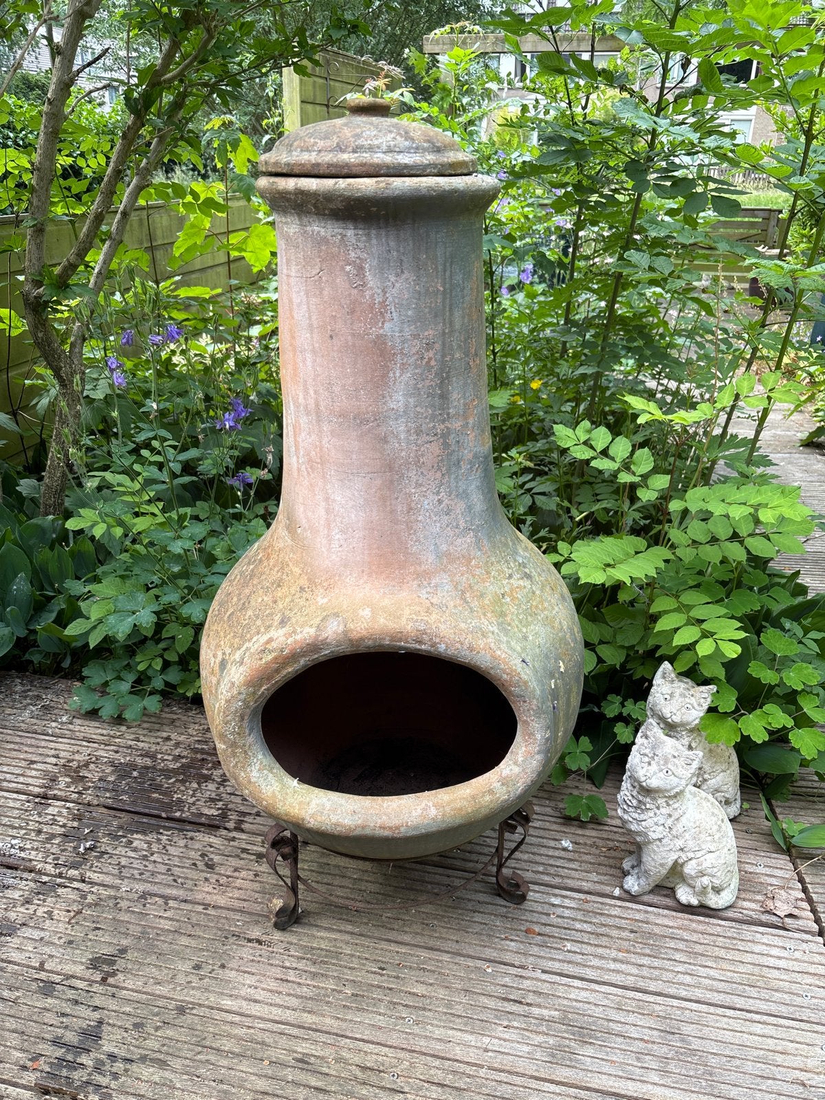 Terracotta Vuurkorf / Terrashaard, Ophalen, Gebruikt, Vuurkorf