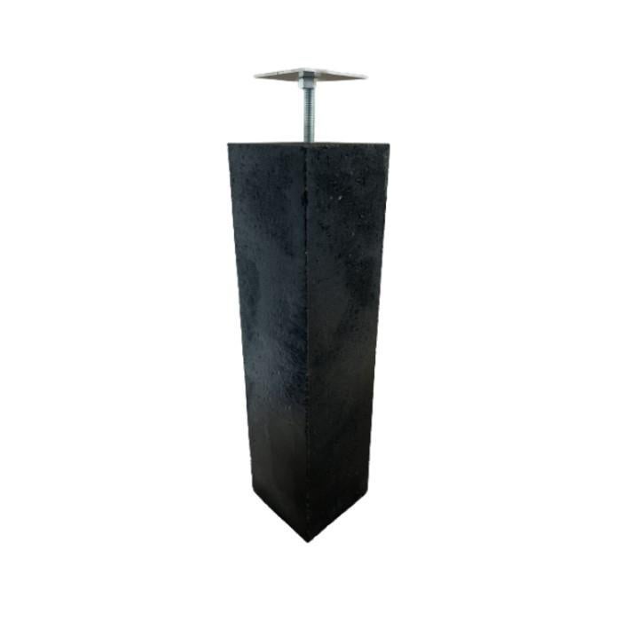 Betonpoer met stelplaat 60x15x15 antraciet €17,95, Ophalen of Verzenden, Nieuw, Veranda