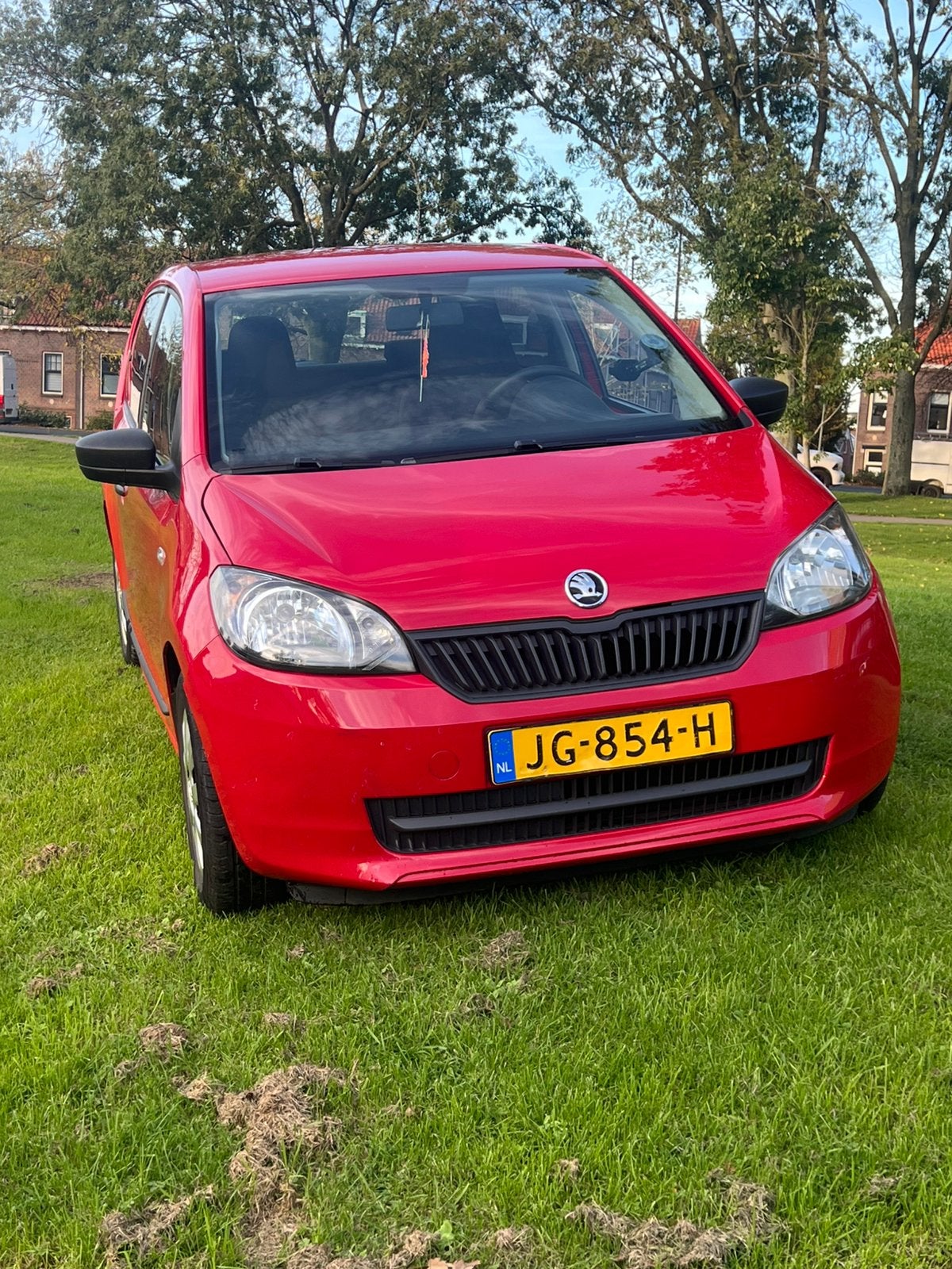 Skoda Citigo 1.0 T 44KW 3D 2016 Rood, Voorwielaandrijving, Stof, 840 kg, 4 stoelen
