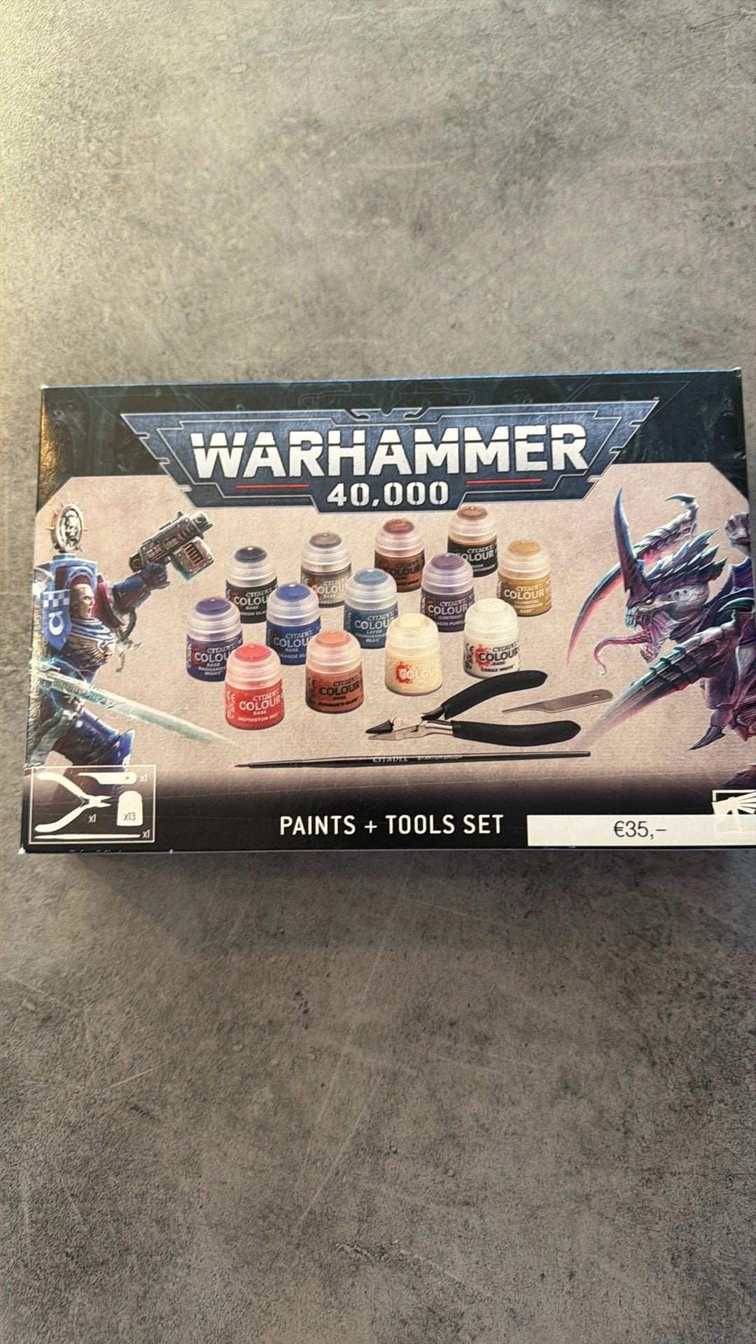 Warhammer 40.000 Paints + Tools Set, Met verf, Nieuw, Ophalen of Verzenden, Warhammer 40000