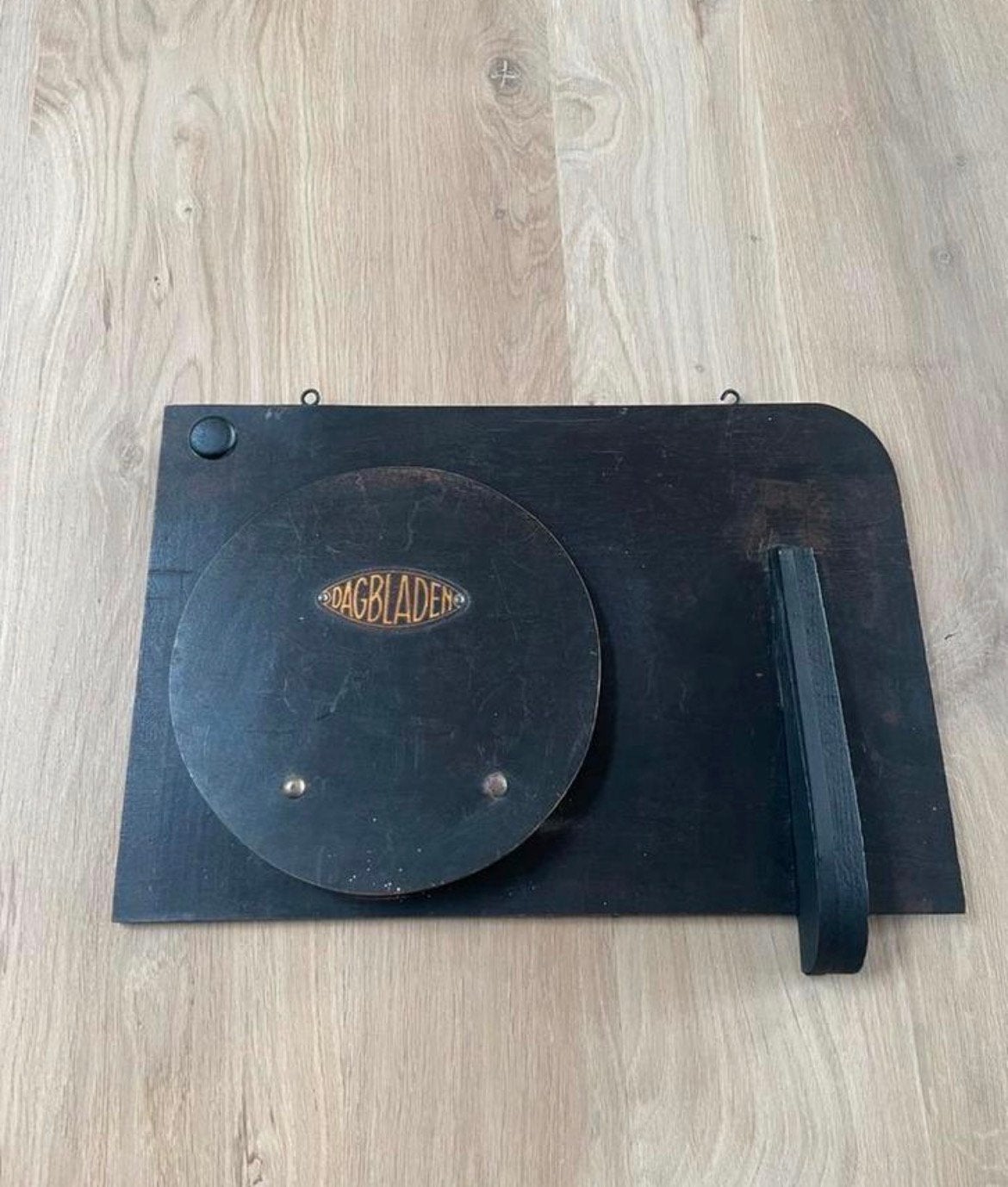 Antiek dagblad dagbladen houder ️ krant kranten. Retro oud, Ophalen of Verzenden