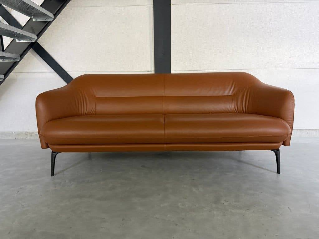Leolux Lindo – Ceras Leder – Zeer goede staat, Huis en Inrichting, Ophalen, Driepersoons, 75 tot 100 cm, Zo goed als nieuw